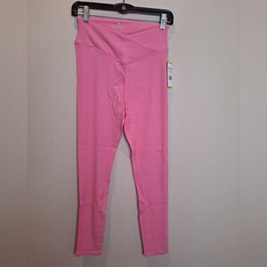 Eleven By Venus Williams Glamour Girl Leggings Bubble Gum Pink NWT Size Medium